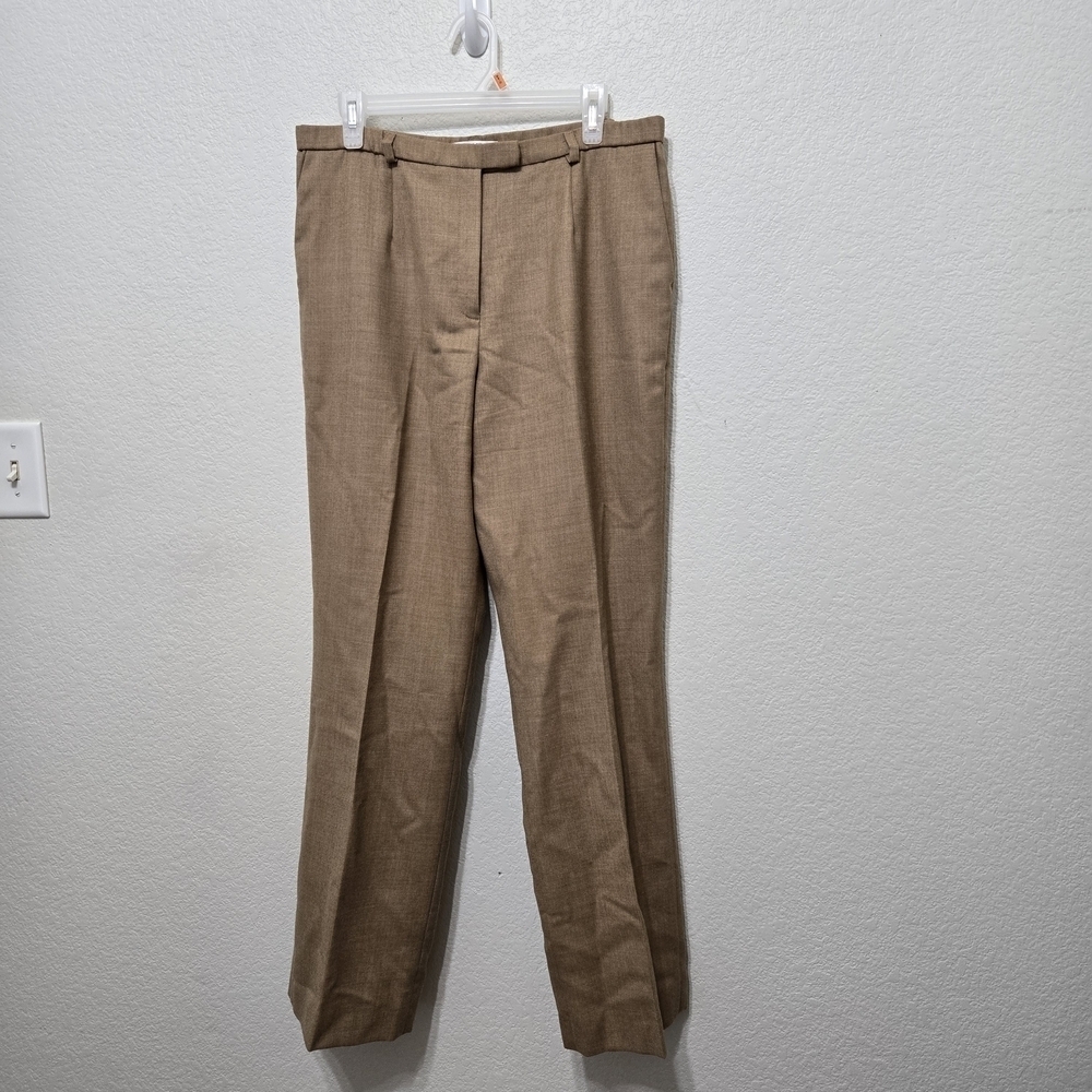 Pendleton Tan Wool Dress Slacks Trousers Size 12